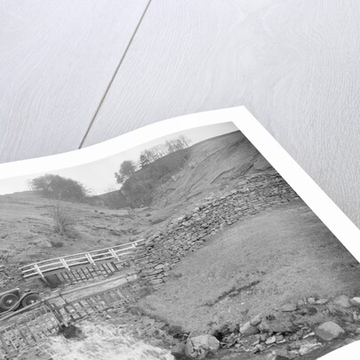 Kitty Brunell road testing a MG 18/80, Tan Hill, Yorkshire, April 1931 by Bill Brunell