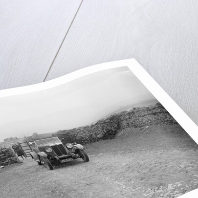 Kitty Brunell road testing a MG 18/80, April 1931 by Bill Brunell