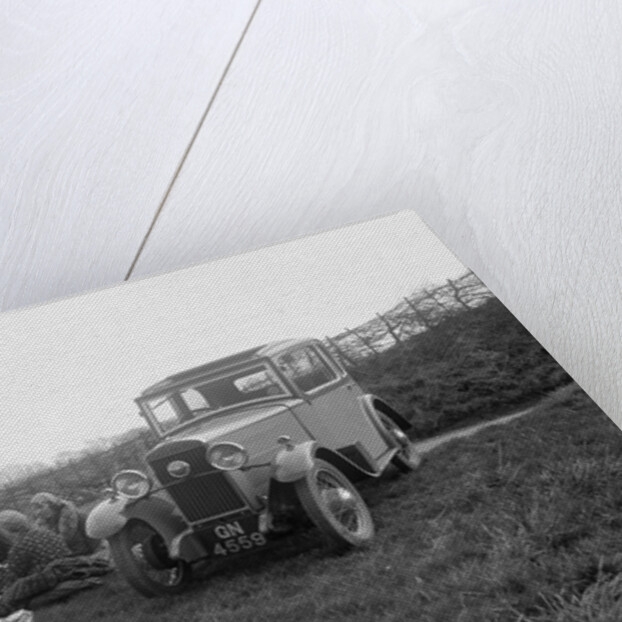 Three women having a picnic during a road test of a Triumph Scorpion, 1931 by Bill Brunell