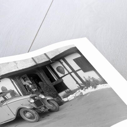 Road testing a Triumph Scorpion, 1931 by Bill Brunell