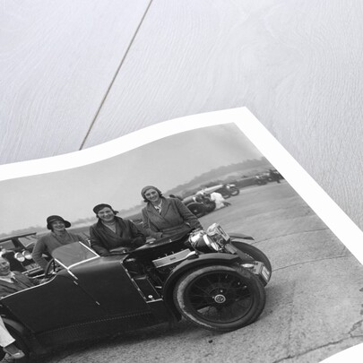 MG M type at Brooklands by Bill Brunell