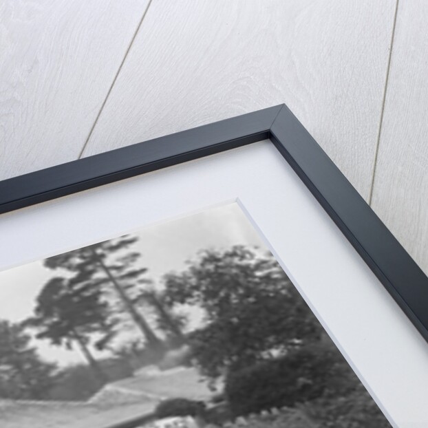 1931 Austin 16/6 on a road test, parked outside the Church House Inn, Stoke Gabriel, Devon by Bill Brunell