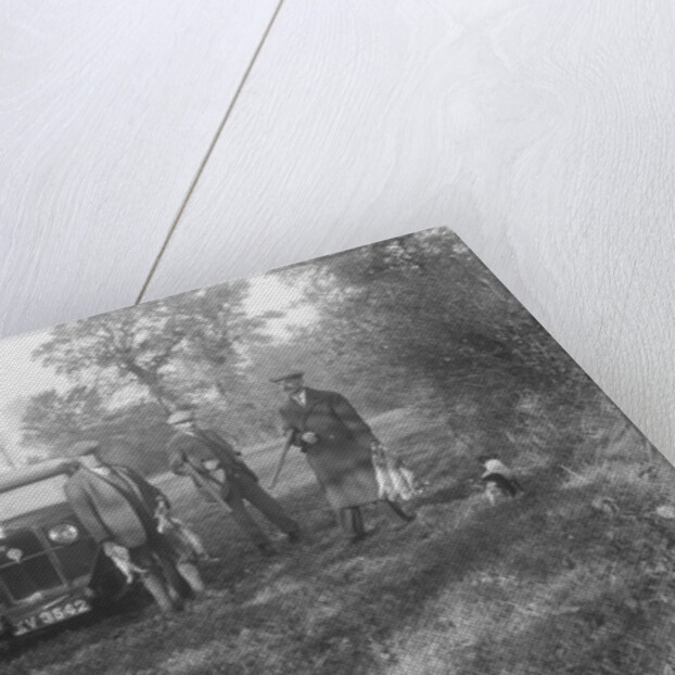 Shooting party with a 1928 Talbot 14/45 by Bill Brunell