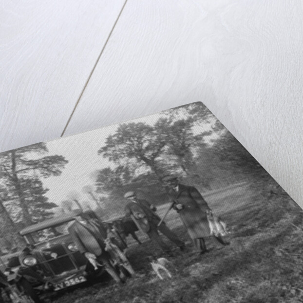 Shooting party with a 1928 Talbot 14/45 by Bill Brunell