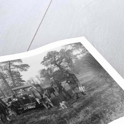 Shooting party with a 1928 Talbot 14/45 by Bill Brunell