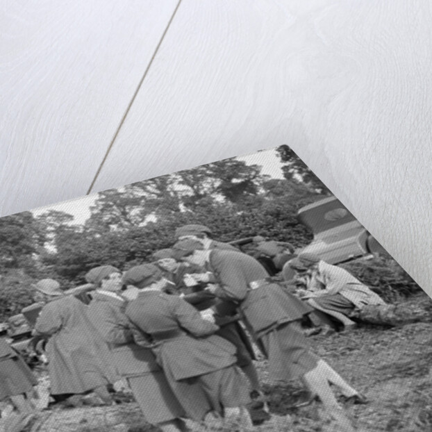 Women at a First Aid Nursing Yeomanry (FANY) trial or rally, 1931. by Bill Brunell