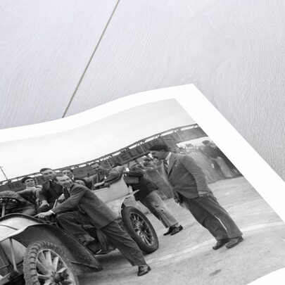 Mercedes, winner of the 1906 Ballinaslaughter Hill Climb, Old Crocks Race, Brooklands, 1931 by Bill Brunell