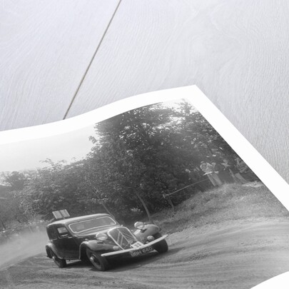 Citroen saloon, Bugatti Owners Club Hill Climb, Chalfont St Peter, Buckinghamshire, 1935 by Bill Brunell