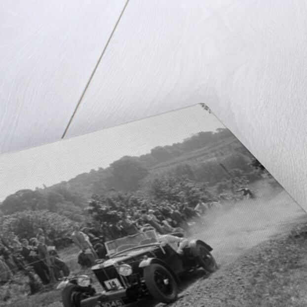 Prototype MG K3, Bugatti Owners Club Hill Climb, Chalfont St Peter, Buckinghamshire, 1935 by Bill Brunell