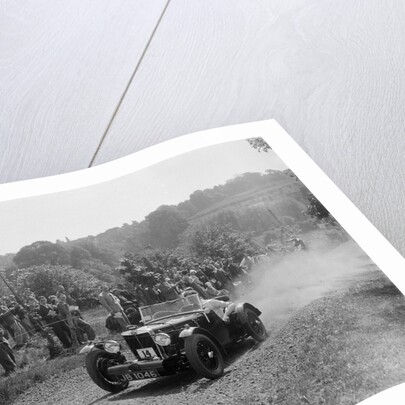 Prototype MG K3, Bugatti Owners Club Hill Climb, Chalfont St Peter, Buckinghamshire, 1935 by Bill Brunell