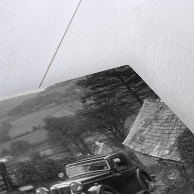 1934 Standard Avon Ten coupe taking part in a Standard Car Owners Club trial by Bill Brunell