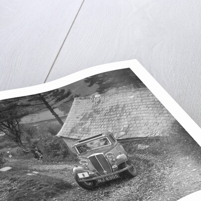 Standard Nine taking part in a Standard Car Owners Club trial by Bill Brunell