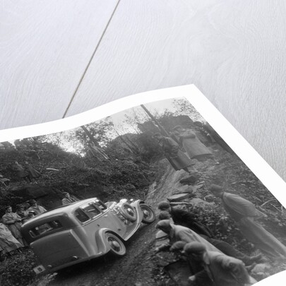 1934 Standard Sixteen taking part in a Standard Car Owners Club trial by Bill Brunell