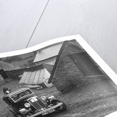 1933 Standard saloon taking part in a Standard Car Owners Club trial by Bill Brunell