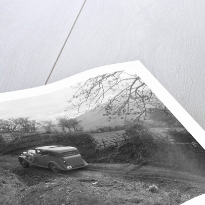 1934 Standard Sixteen taking part in a Standard Car Owners Club trial by Bill Brunell