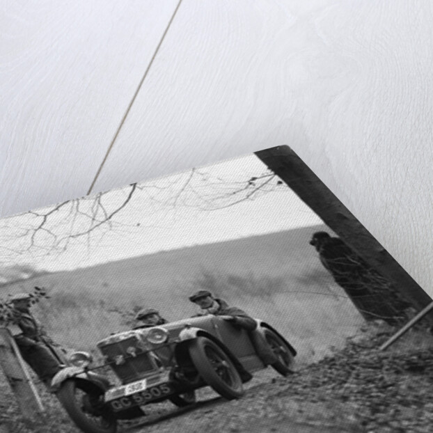 MG M type of JB Carver competing in the Inter-Varsity Trial, November 1931 by Bill Brunell