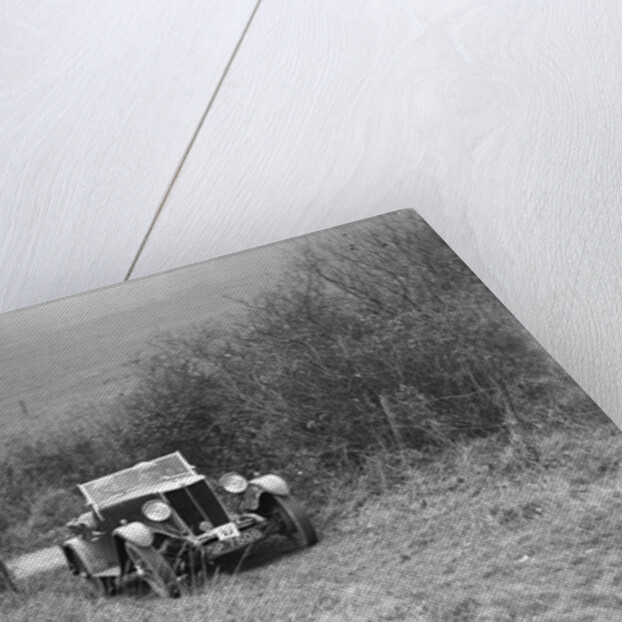 AL Watson's MG 18/80 with sports body competing in the Inter-Varsity Trial, November 1931 by Bill Brunell