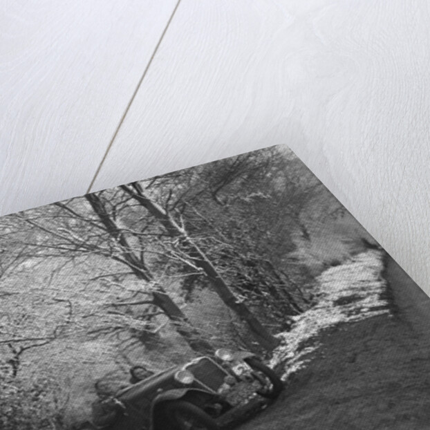 1935 Singer Le Mans taking part in a motoring trial, late 1930s by Bill Brunell