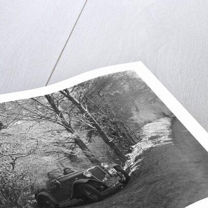 1935 Singer Le Mans taking part in a motoring trial, late 1930s by Bill Brunell