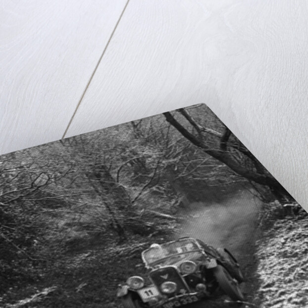 1934 Singer Le Mans taking part in a motoring trial, late 1930s by Bill Brunell