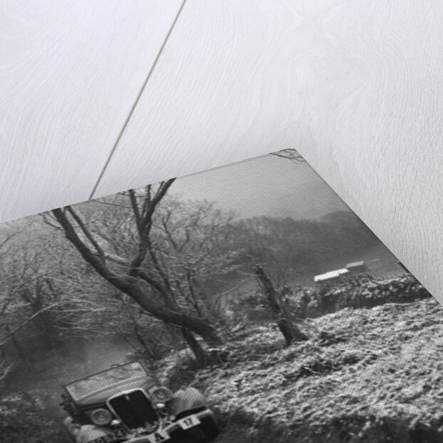 1934 Ford V8 tourer taking part in a motoring trial, late 1930s by Bill Brunell