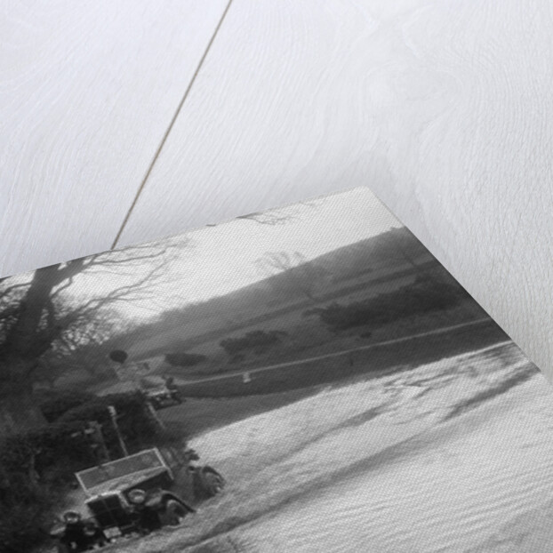 1932 Morris Minor tourer driving through a ford during a motoring trial, 1936 by Bill Brunell