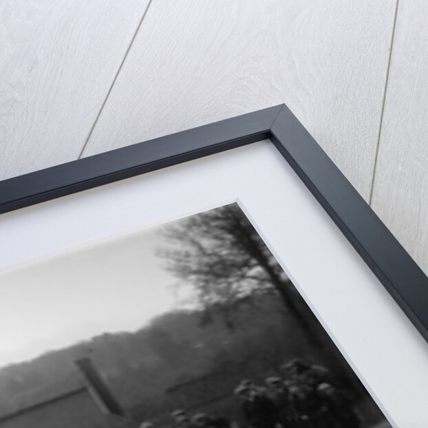 MG PA driving through a ford during a motoring trial, 1936 by Bill Brunell