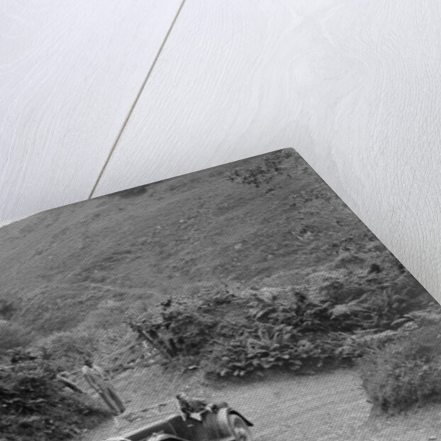 1933 AC 4-seater taking part in a motoring trial, late 1930s by Bill Brunell