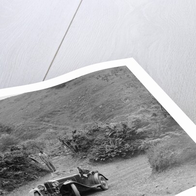1933 AC 4-seater taking part in a motoring trial, late 1930s by Bill Brunell