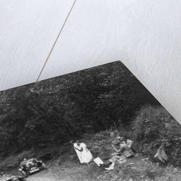 MG PA of JM Toulmin and Frazer-Nash TT replica, 1930s by Bill Brunell