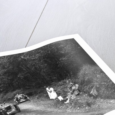 MG PA of JM Toulmin and Frazer-Nash TT replica, 1930s by Bill Brunell