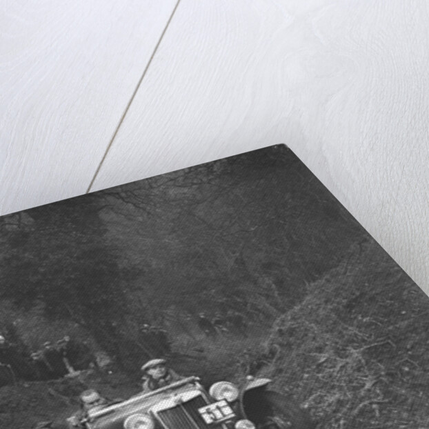 1938 MG TA taking part in the Petersfield Trial, 1938 by Bill Brunell