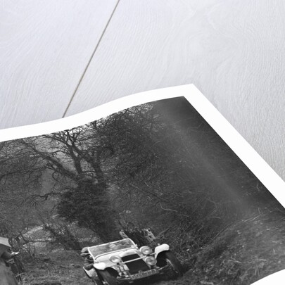 1938 HRG Standard Meadows-engined 2-seater of MH Lawson taking part in the Petersfield Trial, 1938 by Bill Brunell