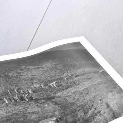 1938 Vauxhall Ten taking part in a motoring trial, late 1930s by Bill Brunell