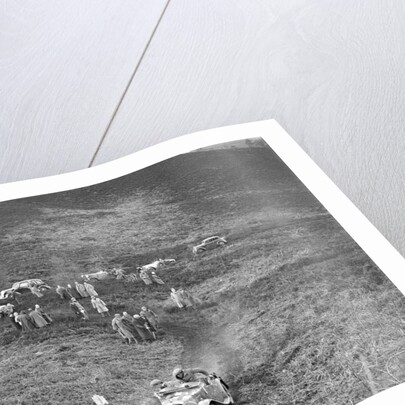 1933 Wolseley Hornet 2-seater sports taking part in a motoring trial, late 1930s by Bill Brunell