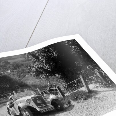 1934 Singer Le Mans taking part in a West Hants Light Car Club Trial, Ibberton Hill, Dorset, 1930s by Bill Brunell