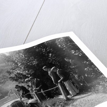 Triumph 2-seater taking part in a West Hants Light Car Club Trial, Ibberton Hill, Dorset, 1930s by Bill Brunell