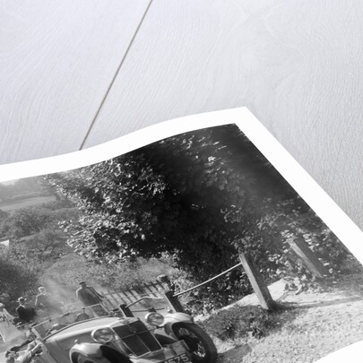 MG Magna taking part in a West Hants Light Car Club Trial, Ibberton Hill, Dorset, 1930s by Bill Brunell