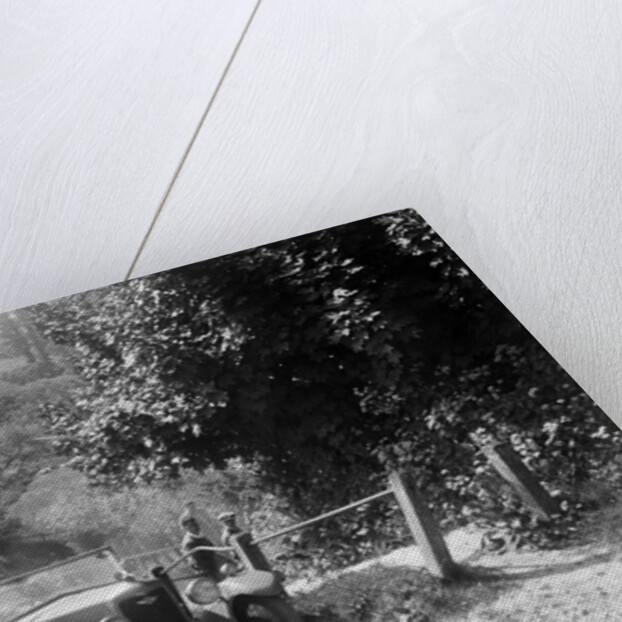Riley 4-seat tourer taking part in a West Hants Light Car Club Trial, Ibberton Hill, Dorset, 1930s by Bill Brunell