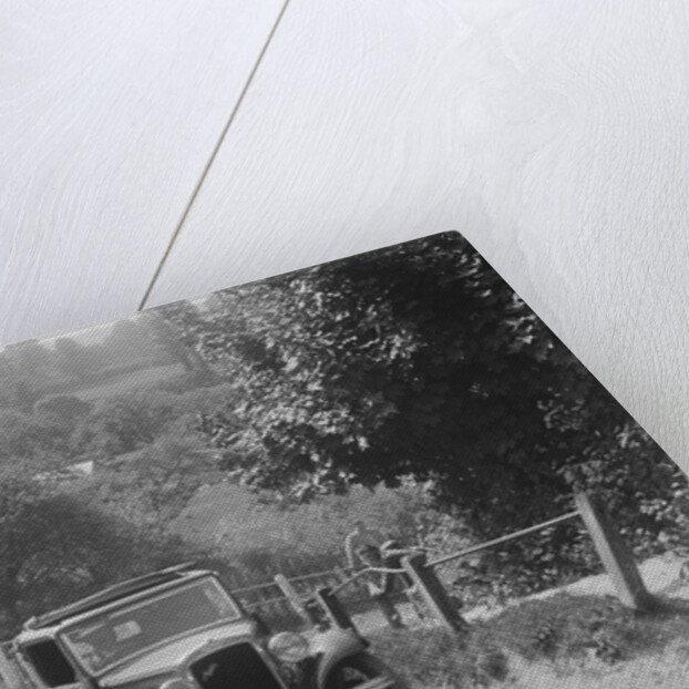 1934 Austin Ten taking part in a West Hants Light Car Club Trial, Ibberton Hill, Dorset, 1930s by Bill Brunell