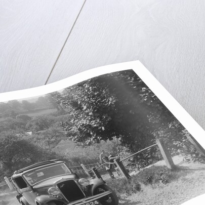 1934 Austin Ten taking part in a West Hants Light Car Club Trial, Ibberton Hill, Dorset, 1930s by Bill Brunell