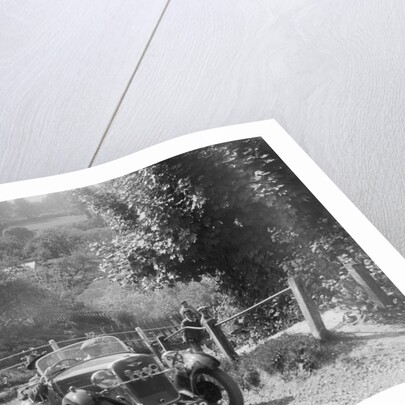 Singer open 2-seater taking part in a West Hants Light Car Club Trial, Ibberton Hill, Dorset, 1930s by Bill Brunell