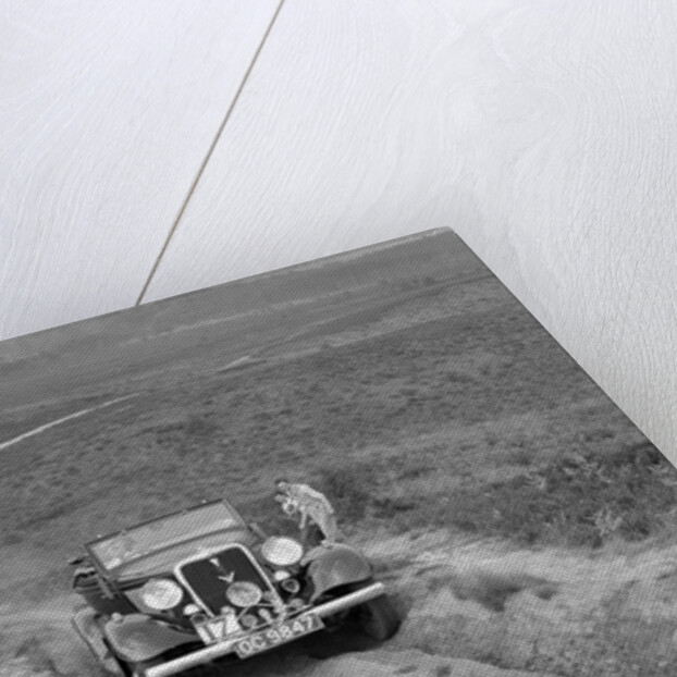 1934 Ford V8 open 2-seater taking part in the NWLMC Lawrence Cup Trial, 1937 by Bill Brunell