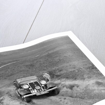 1934 Ford V8 open 2-seater taking part in the NWLMC Lawrence Cup Trial, 1937 by Bill Brunell