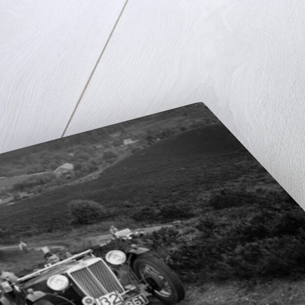 1936 MG TA of the Three Musketeers team taking part in the NWLMC Lawrence Cup Trial, 1937 by Bill Brunell