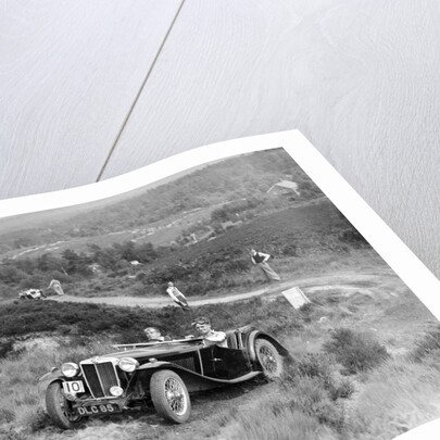 1936 MG TA taking part in the NWLMC Lawrence Cup Trial, 1937 by Bill Brunell