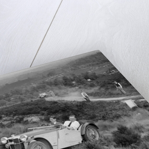 1935 MG PB of the Cream Cracker team taking part in the NWLMC Lawrence Cup Trial, 1937 by Bill Brunell