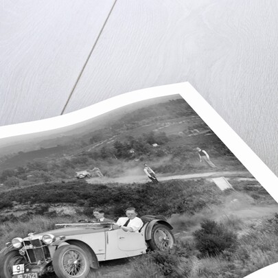 1935 MG PB of the Cream Cracker team taking part in the NWLMC Lawrence Cup Trial, 1937 by Bill Brunell