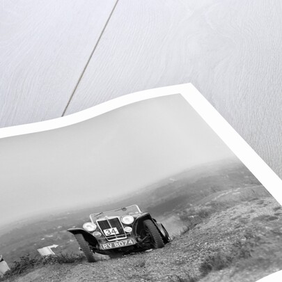 1936 MG PB 2-seater sports taking part in the NWLMC Lawrence Cup Trial, 1937 by Bill Brunell