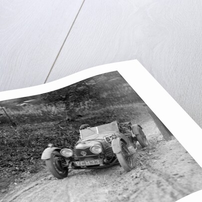 Riley Brooklands 2-seater sports of JE Lancaster taking part in the Inter-Varsity Trial, 1930 by Bill Brunell